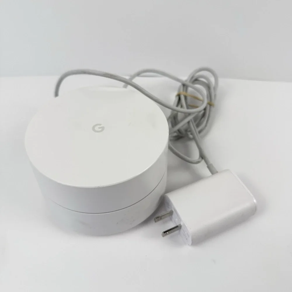 Google WIFI Access Point Router AC-1304 WIFI Google Mesh w/ Power Cord Tested